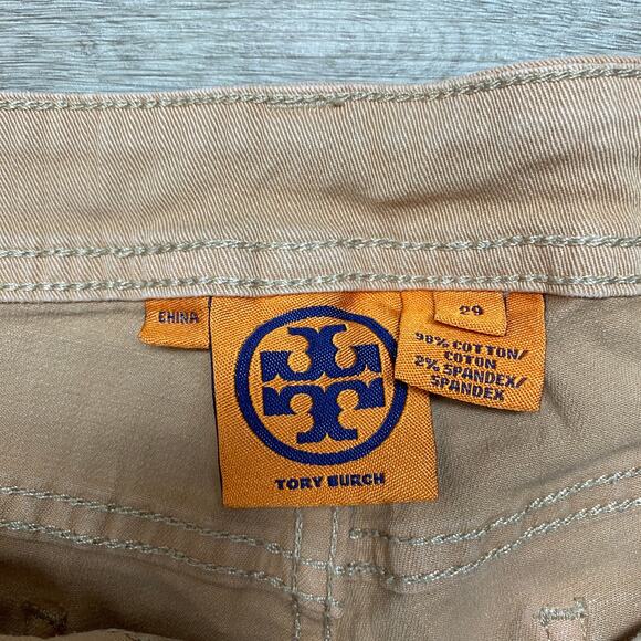 Tory Burch Tan Ankle & Cropped Jeans - Picture 5 of 11